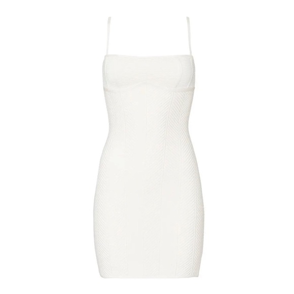NWT Herve Leger White Mini - Picture 3 of 3